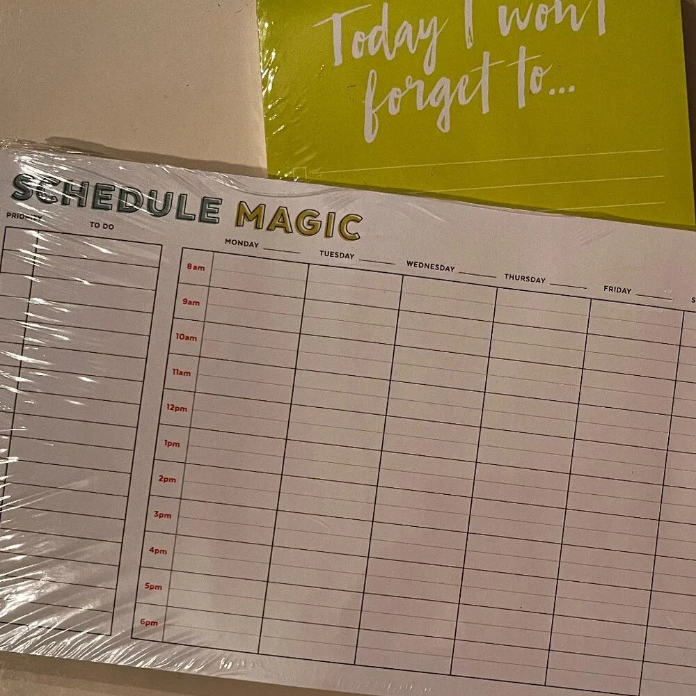 Notepads - To Do‎ List. / Schedule Magic Notepad (new)